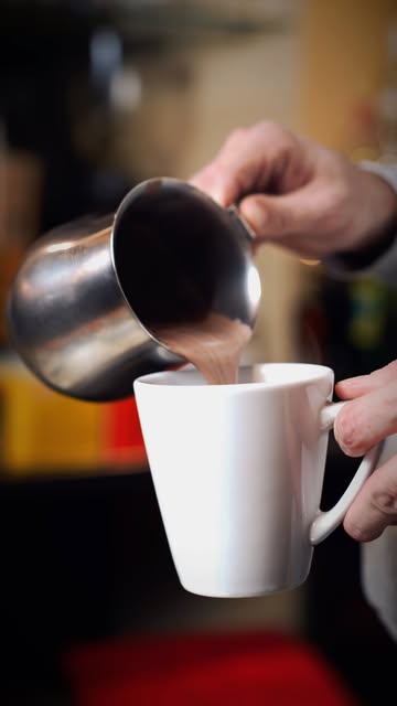 Coffee being prepared at Caffe Bar Adria